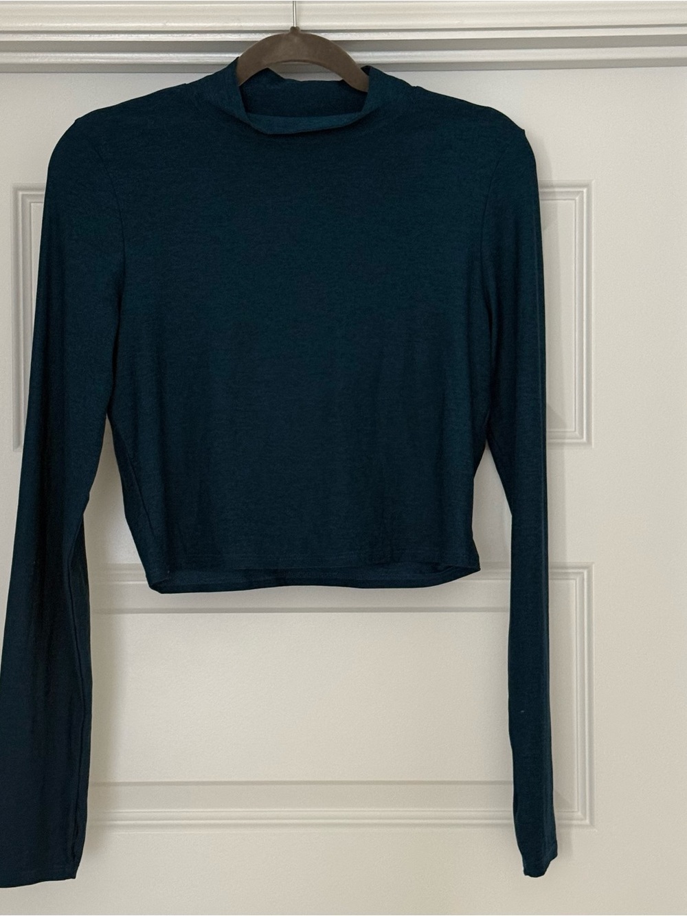 Beyond Yoga Women's Long Sleeve Crop Top - Deep Teal